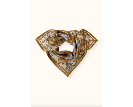 Small foulard Manika Ours Tapenade APACHES