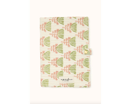 Protège carnet (de santé) Bimale Tresse Celery