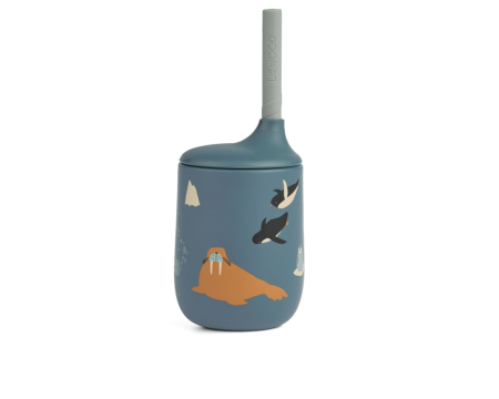 Sippy Cup Artic Sea/Ocean View LIEWOOD