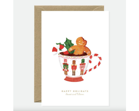 Carte Joyeux Noël Biscuit Bath ALL THE WAYS TO SAY