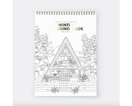Livre de coloriage Hiver ALL THE WAYS TO SAY