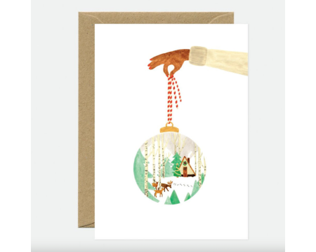 Carte Forët de boules de Noël ALL THE WAYS TO SAY