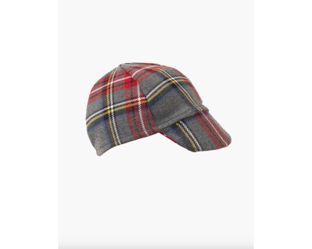 Casquette à carreaux Tartan gris MINIKANE