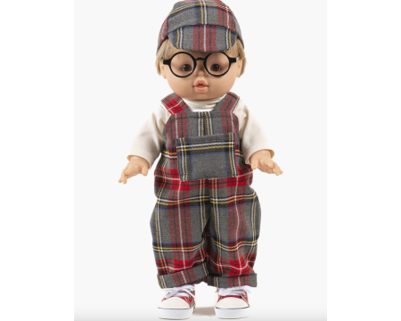 Casquette à carreaux Tartan gris MINIKANE