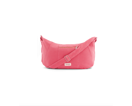 Charlot le sac crossbody sergé de coton Melrose Pink