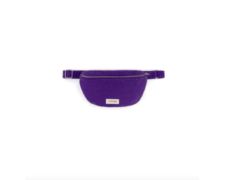 Sac banane Custine sergé de coton Malibu Purple