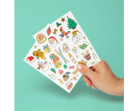 Tattoos Ho ho ho - 50 tatouages temporaires enfant OMY