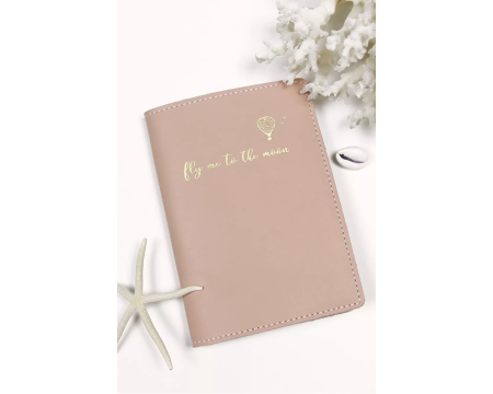 Etui passeport en cuir Sugar BARNABE AIME LE CAFE