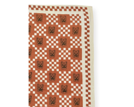 Big foulard Latika Tigro Rust APACHES