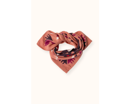 Small foulard Manika Rajah Rust APACHES