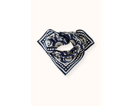 Small foulard Manika Wonderful Navy APACHES