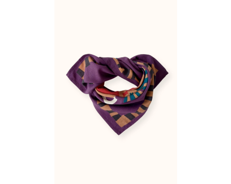 Small foulard Manika Corazon Mauve APACHES