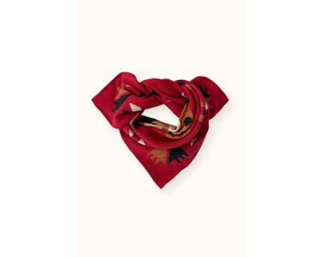 Small foulard Manika Rajah Fire APACHES