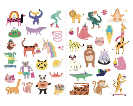 Pochette de tattoos Cute animals LA PETITE EPICERIE