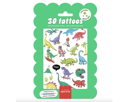 Pochette de tattoos Dino crush LA PETITE EPICERIE