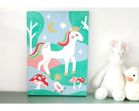 Petit pinceau kids Licorne et Piou LA PETITE EPICERIE