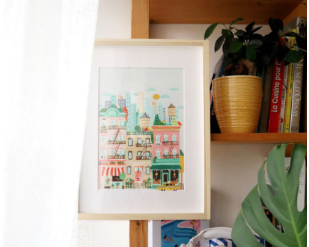Coffret peinture -Petit Pinceau - New York par Hoglet and co
