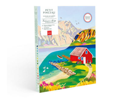 Coffret peinture - Petit Pinceau - Randonnée en Norvège par Nolwenn Studio