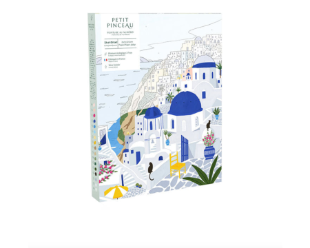 Coffret peinture - Petit Pinceau - Santorini par Maja Tomljanovic