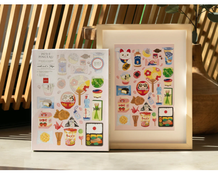 Coffret peinture - Petit Pinceau - Week-end à Tokyo par Yuzu and Mikan