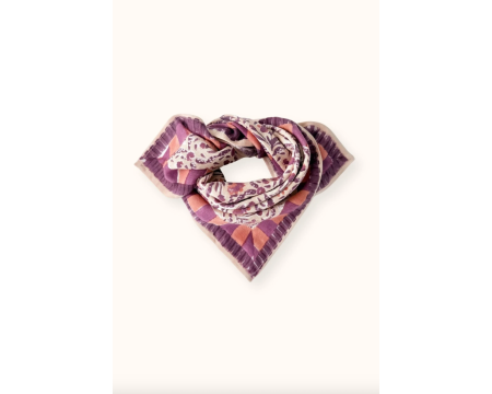 Small foulard Manika Cactus Macadamia APACHES