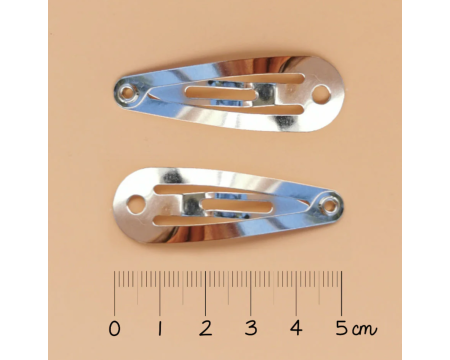 Barrettes citrouilles roses (paire)