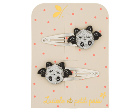 Barrettes chauves souris (paire)