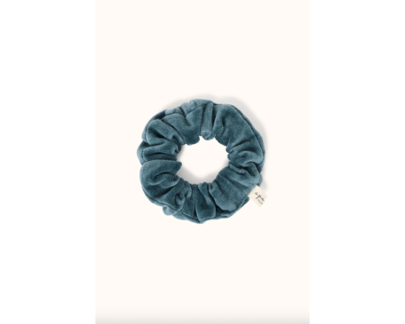 Chouchou Manju Velours Lisse Grey 13 cm APACHES