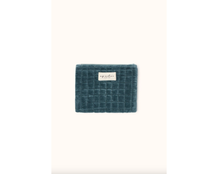 Pochette Mana Velours Lisse Grey APACHES