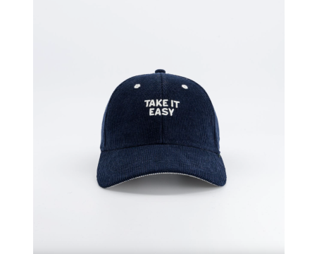 Casquette velours Take it easy CHAMAYE