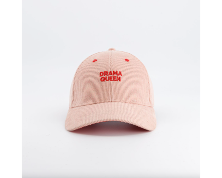 Casquette velours rose pâle Drama Queen CHAMAYE