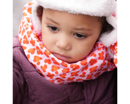 Snood imperméable Fleurs léo CHAMAYE