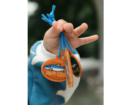 Le porte-clés émoi émoi - Fish & Love - Papy cool