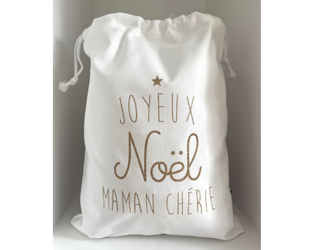 Baluchon de Noël "Joyeux Noël MAMAN CHERIE"