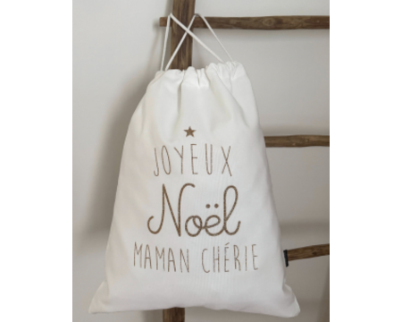 Baluchon de Noël "Joyeux Noël MAMAN CHERIE"