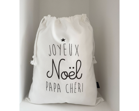 Baluchon de Noël "Joyeux Noël PAPA CHERI"