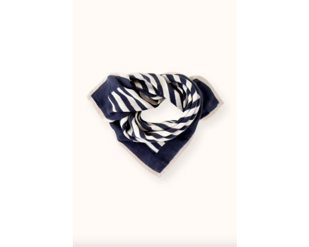 Small foulard Manika Rayures Meteorite