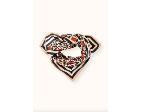 Small foulard Manika Rosa Macadamia