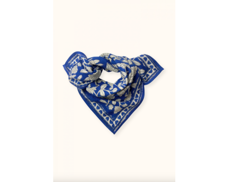 Small foulard Manika Coeur Majorelle