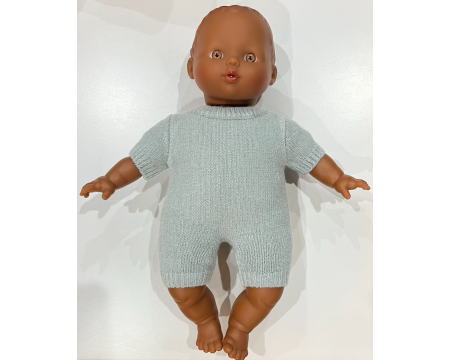 Combinaison Felix bleu pour poupées Babies MINIKANE