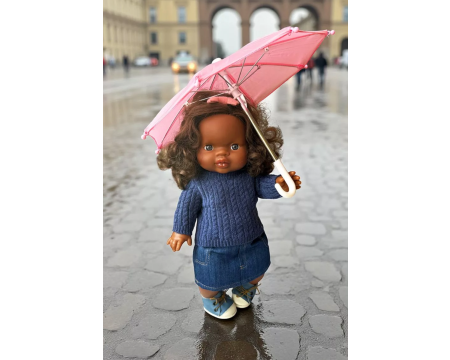 Parapluie pour poupée MINIKANE rose