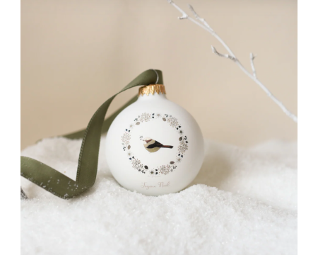 Boule de Noël en verre Joyeux Noël par Les Yeux Fripons - Baubels