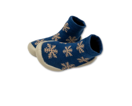 Chaussons chaussettes COLLEGIEN - Snowflakes