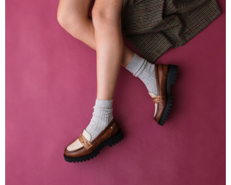 Chamois Chaussettes à côtes en cachemire et laine - Noir de charbon