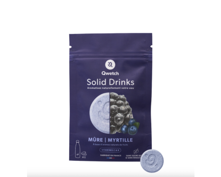 Pastilles Solid Drinks - Mûre & Myrtille 