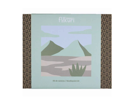 Kit Canevas complet FUKURI 25x25 cm - Désert