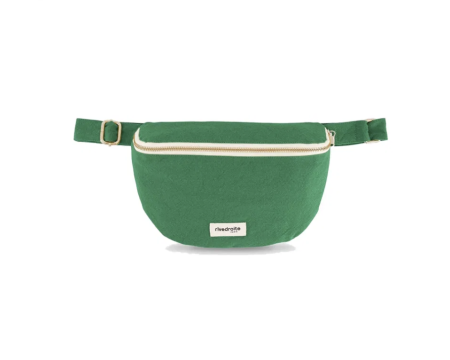 Sac Banane Custine en coton recyclé - Palm Green