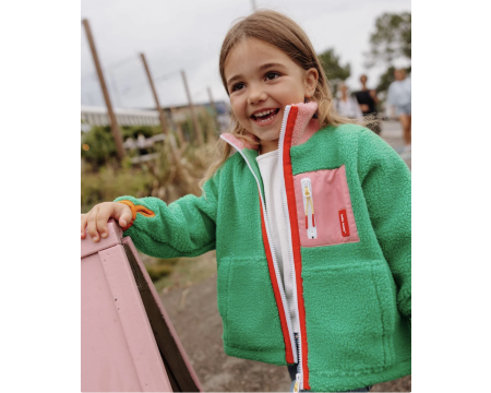 Veste Polaire Green Candy HELLO HOSSY