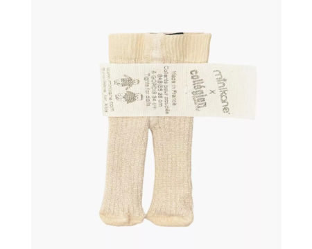 Collant jaune sable lurex Minikane x Collégien 