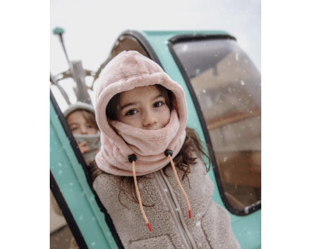 Cagoule Warmy Pink HELLO HOSSY